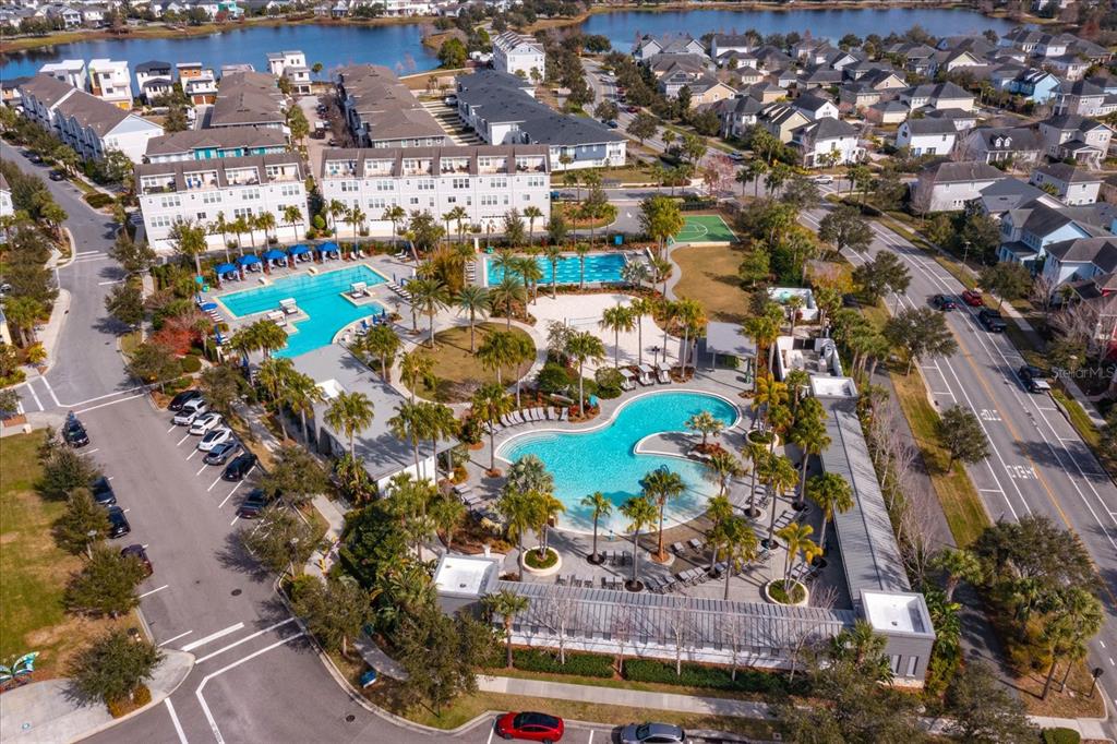 88 Duflo Way Orlando, FL 32827 - Photo 26 of 31 an aerial view of residential houses with outdoor space