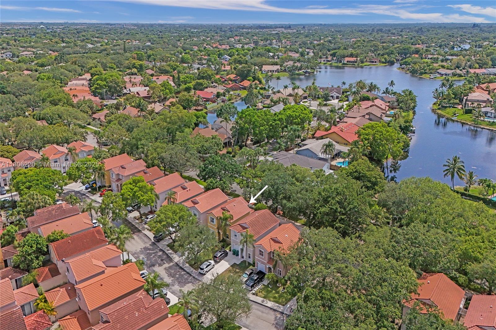 3910 Fern Forest Road Cooper City, FL 33026 - Photo 37 of 38 an aerial view of residential houses with outdoor space and parking space