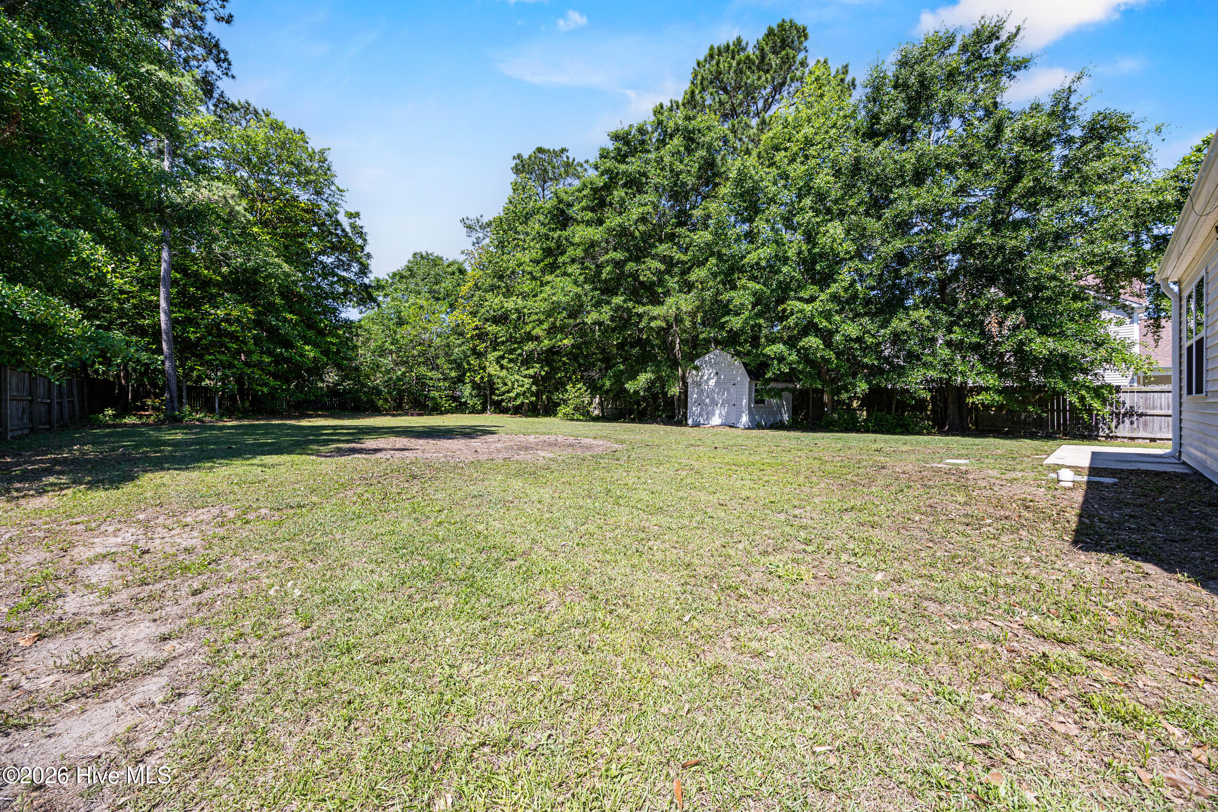 109 Mardella Way Holly Ridge, NC 28445 - Photo 36 of 47 40_backyard