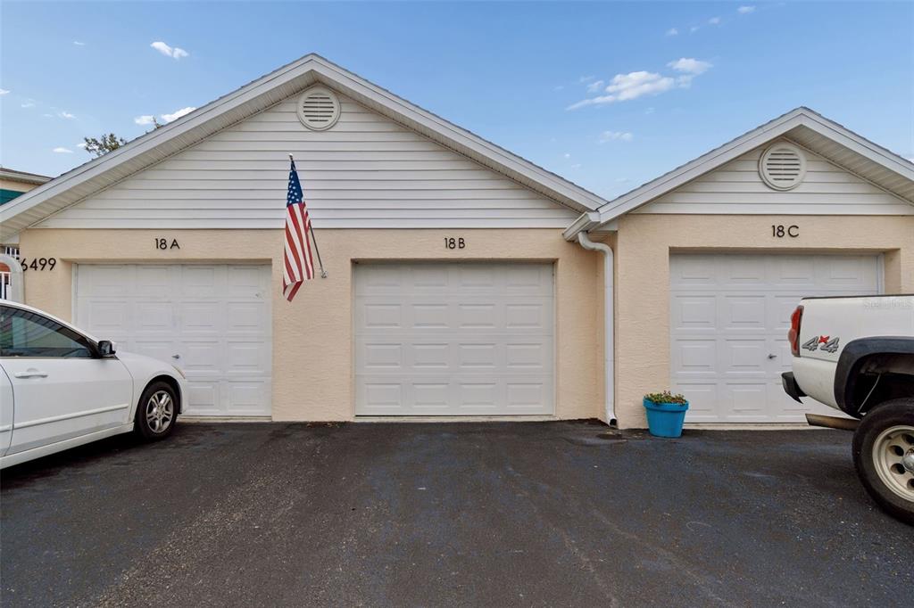 6499 99th Way North, Unit 18B St. Petersburg, FL 33708 - Photo 62 of 98 a view of a car garage