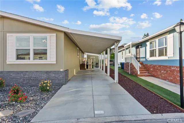 a view of a house with a porch