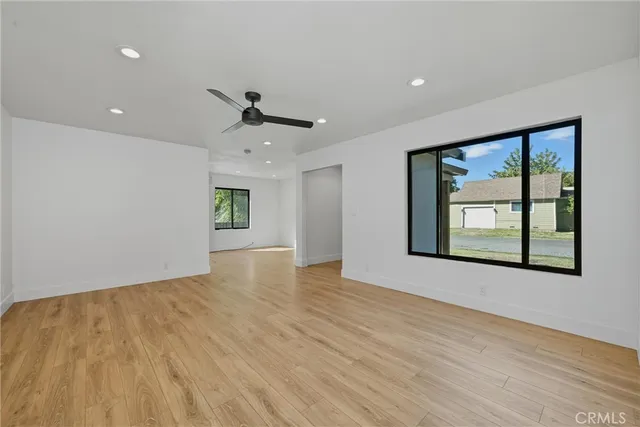wooden floor in an empty room