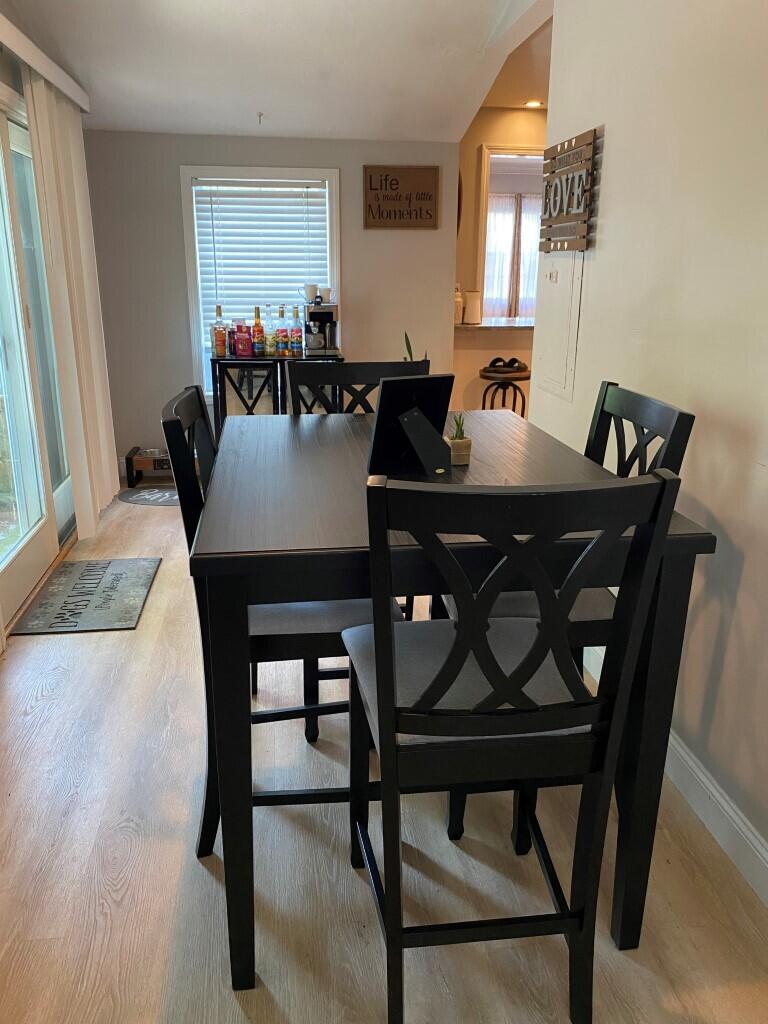21 Mashpee Neck Road Mashpee, MA 02649 - Photo 13 of 17 a view of a dining room with furniture and wooden floor