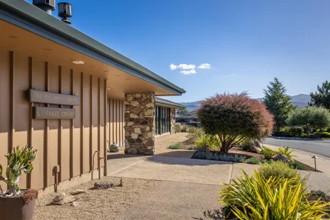 a view of a house with a patio