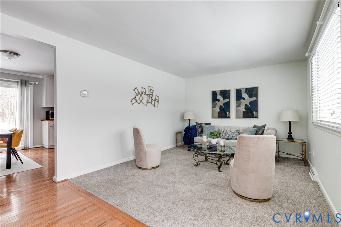 10907 Baxter Road Glen Allen, VA 23060 - Photo 5 of 42 a living room with furniture and wooden floor