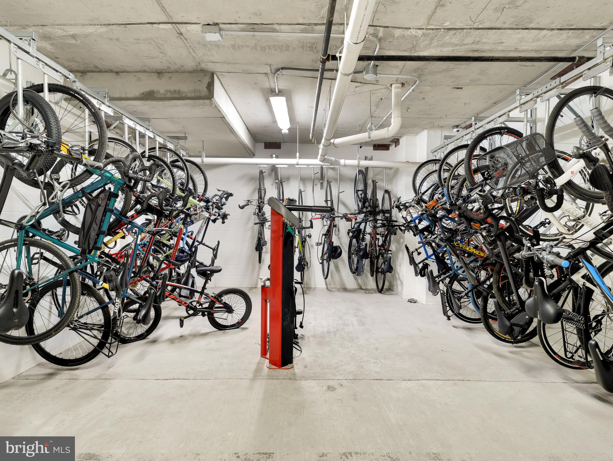 1211 Van Street Southeast, Unit 501 Washington, DC 20003 - Photo 33 of 37 a view of a bike garage