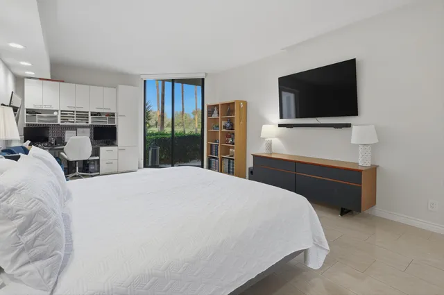 a bathroom with a sink double vanity and a mirror