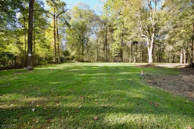 a view of outdoor space with a garden