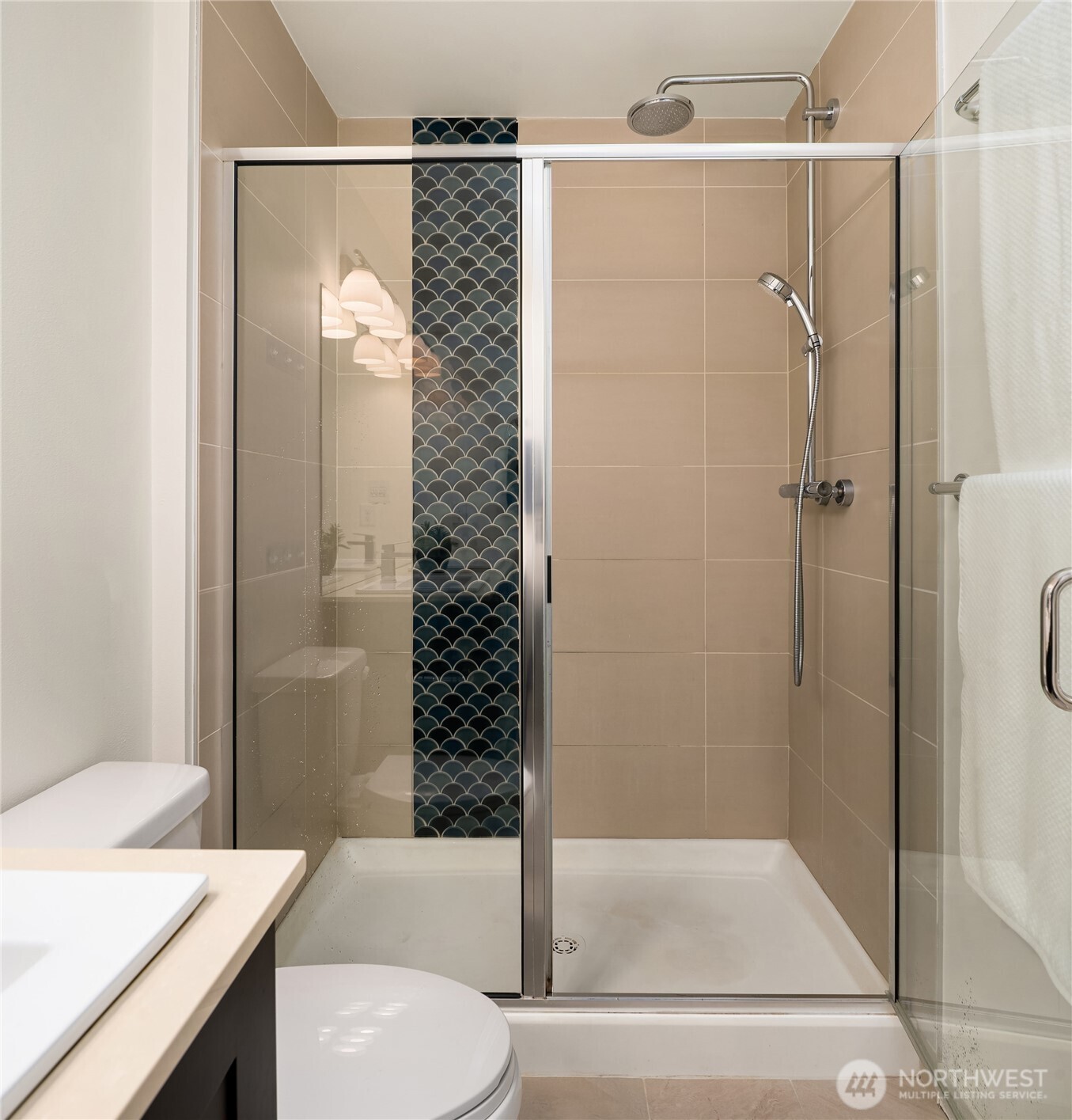 3631 Courtland Place South, Unit B Seattle, WA 98144 - Photo 24 of 27 a bathroom with a shower and a toilet