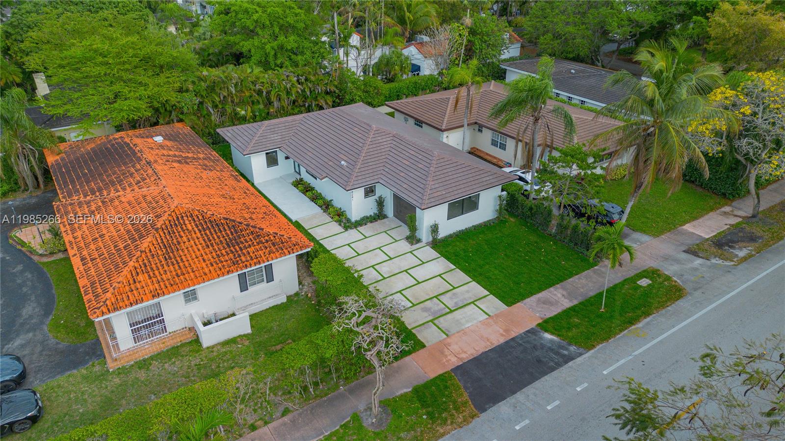 4241 Red Road Coral Gables, FL 33146 - Photo 45 of 51 an aerial view of a house