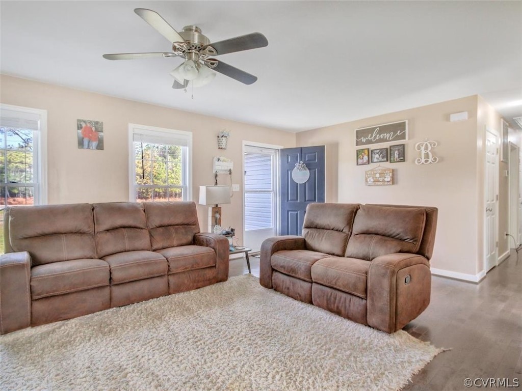 17196 Cabin Point Road Carson, VA 23830 - Photo 3 of 16 a living room with furniture and a large window