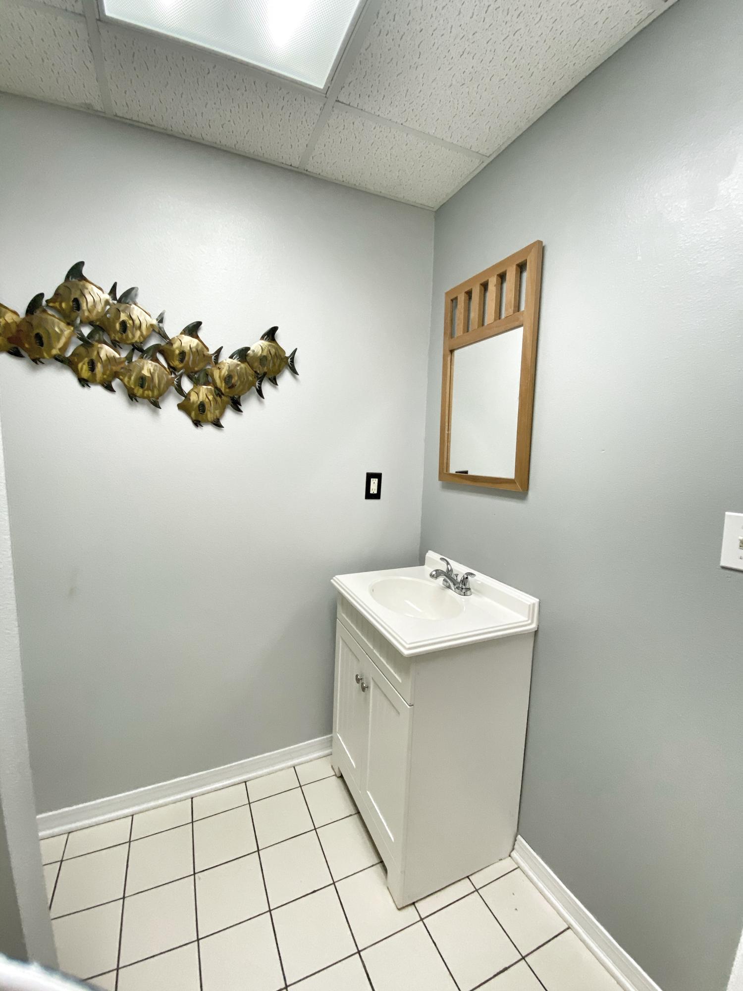 107 Blue Gill Way Crestview, FL 32539 - Photo 72 of 73 a bathroom with a sink a vanity and a mirror