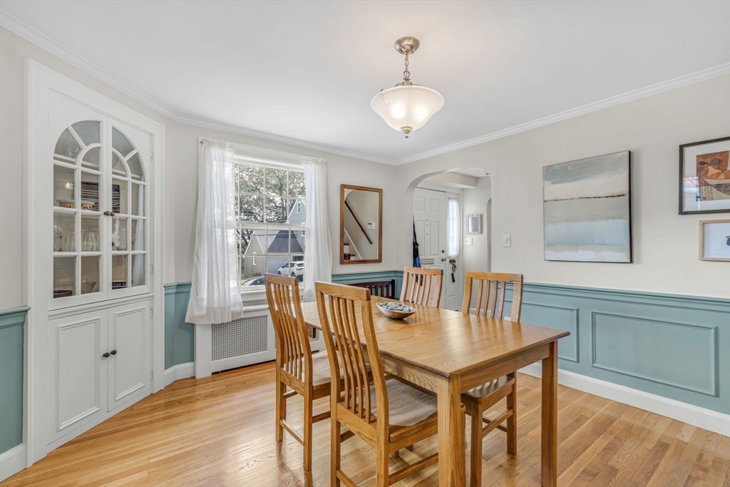 10 Stevens Terrace Arlington, MA 02476 - Photo 17 of 31 a view of a dining room with furniture and window
