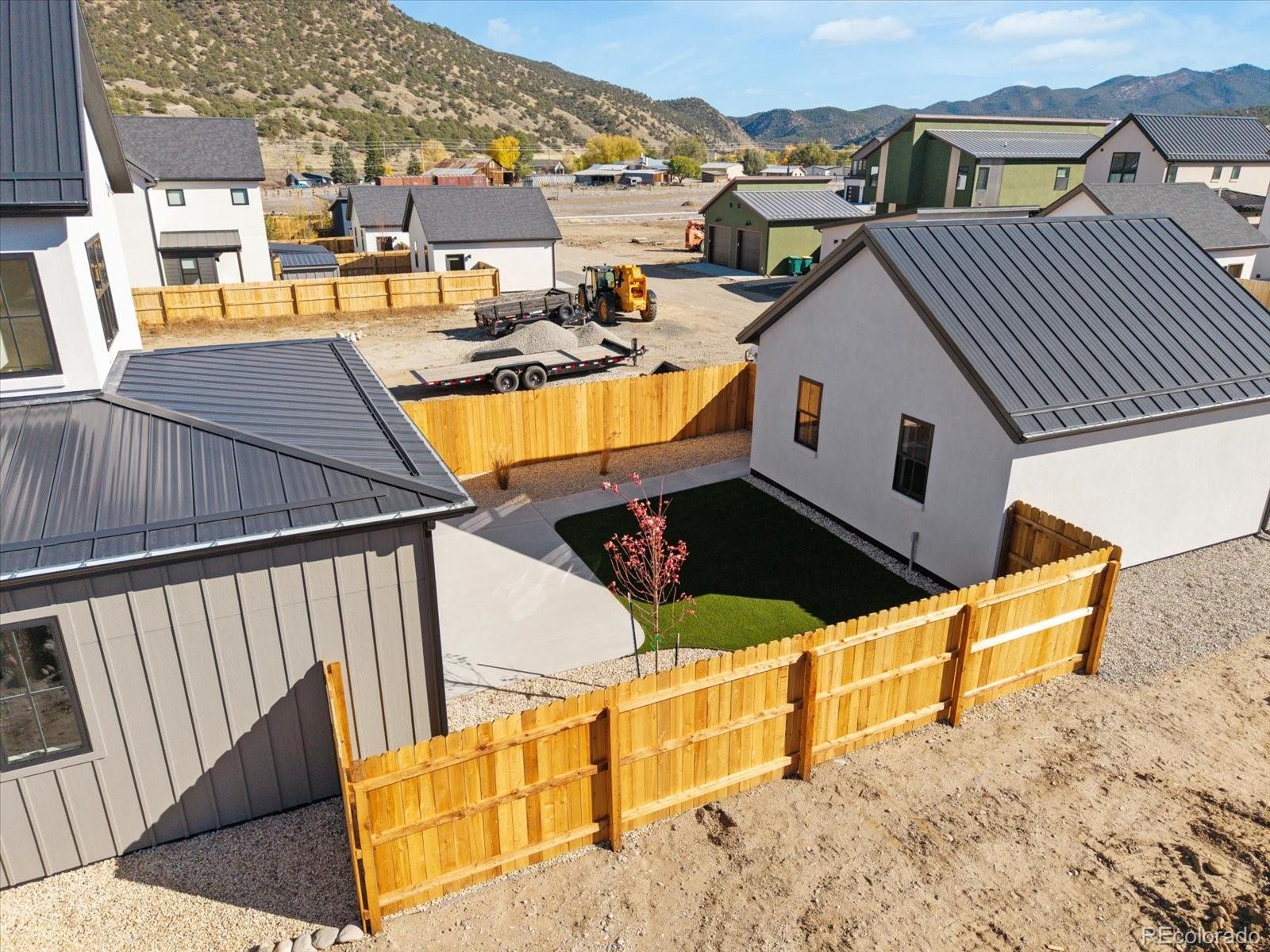 125 Confluence Road Salida, CO 81201 - Photo 44 of 48 a view of a patio with a table and chairs