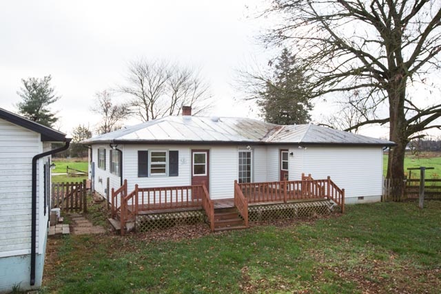 1844 Clover Hill Road Dayton, VA 22821 - Photo 28 of 32 a view of a house with a yard and a patio