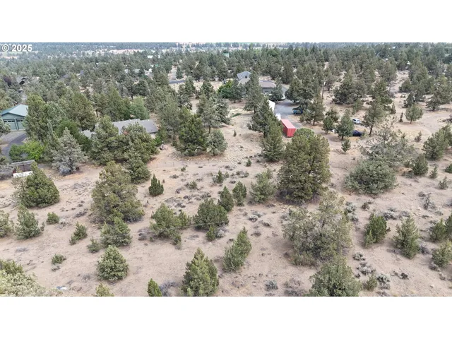 a open area of a house with a yard