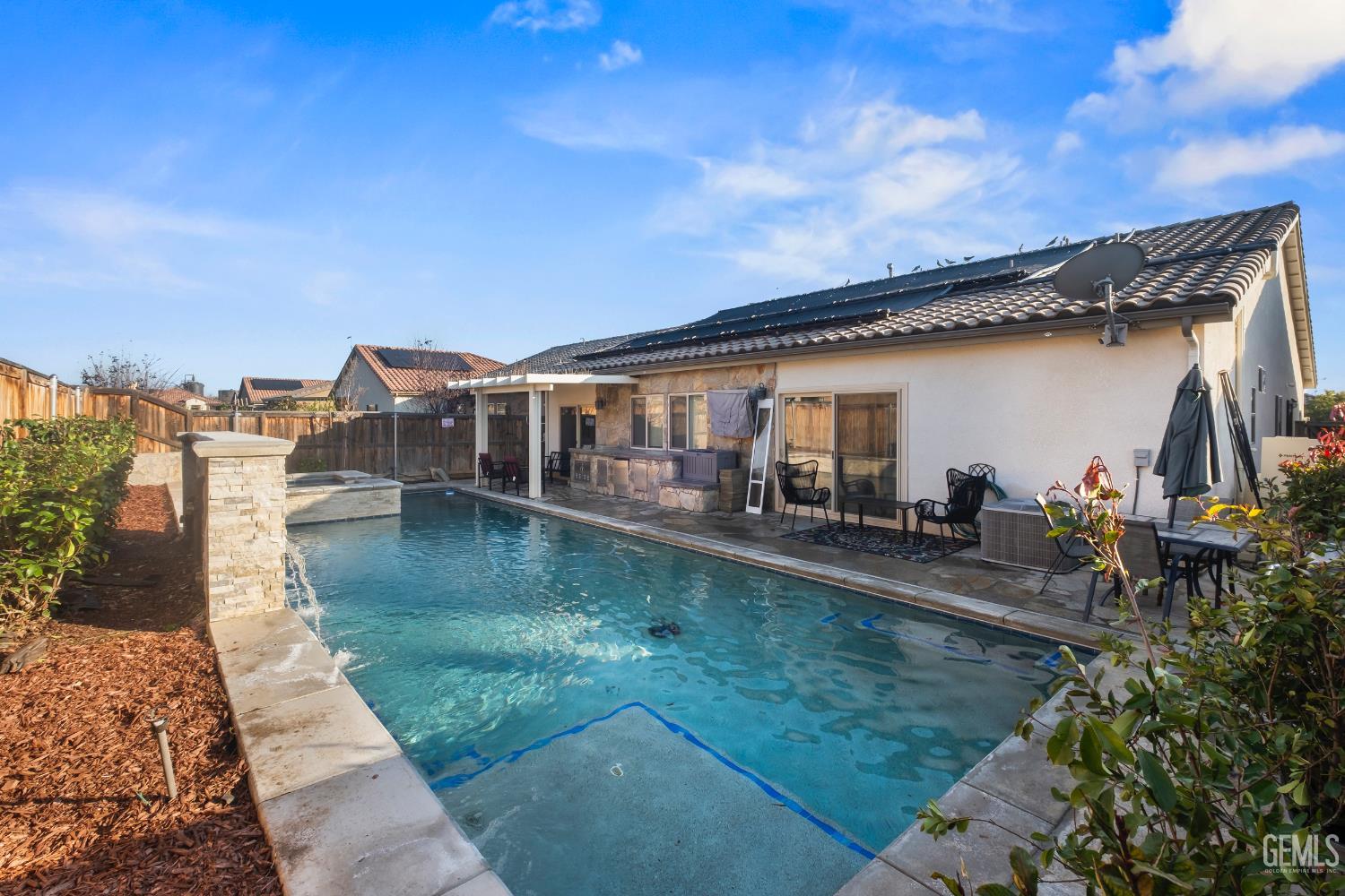 Undisclosed Address Shafter, CA 93263 - Photo 33 of 38 a view of a house with tub and view of a lake
