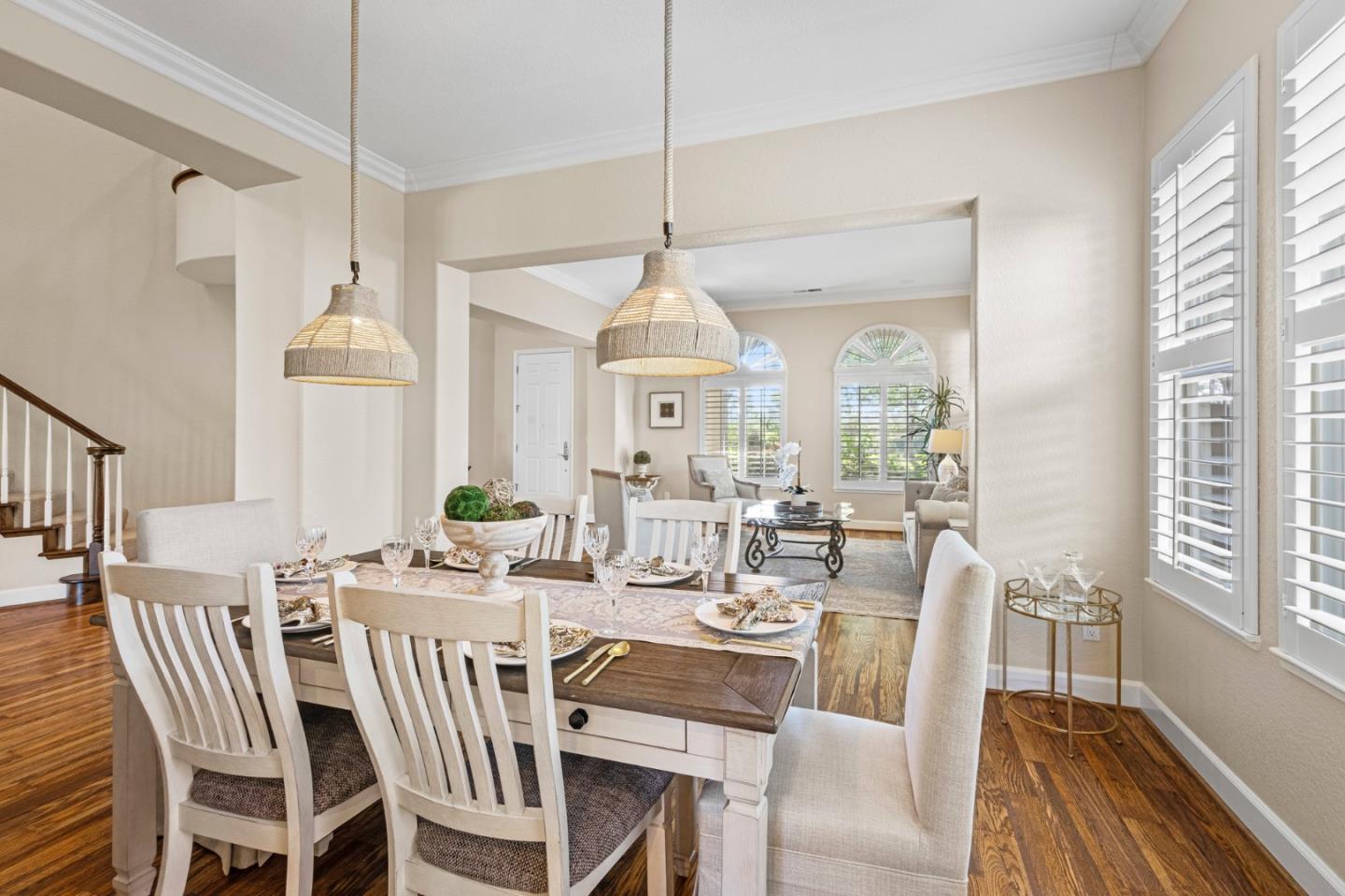 1937 St Andrews Circle Gilroy, CA 95020 - Photo 16 of 64 a dining room with furniture window and wooden floor