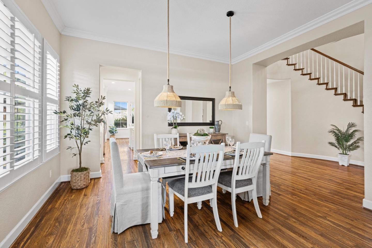 1937 St Andrews Circle Gilroy, CA 95020 - Photo 17 of 64 a view of a dining room with furniture window and wooden floor