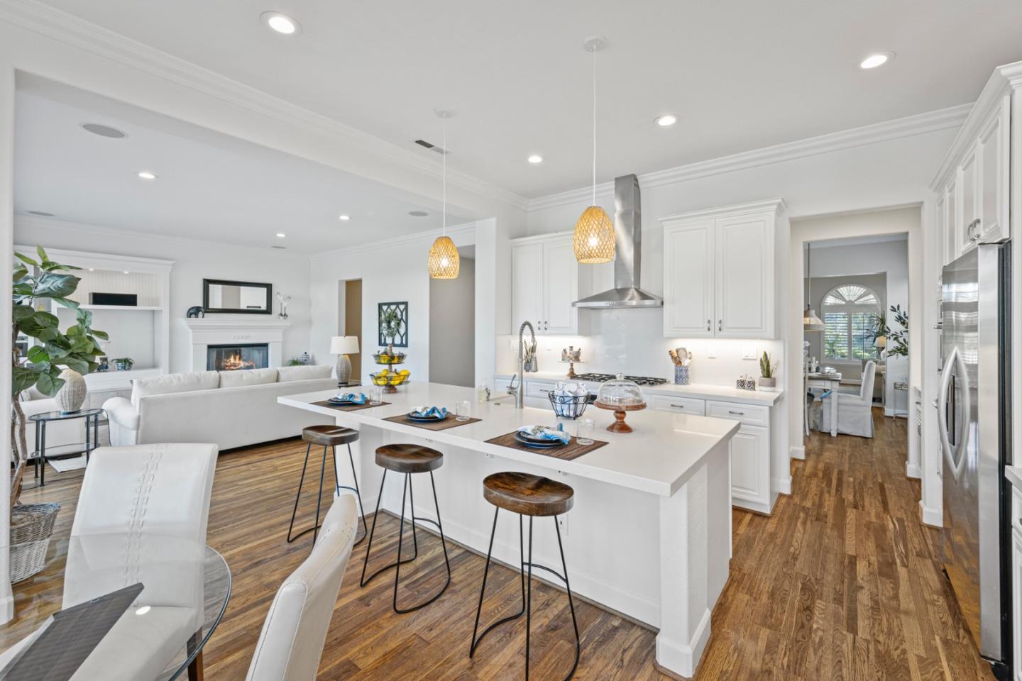 1937 St Andrews Circle Gilroy, CA 95020 - Photo 20 of 64 a view of a kitchen with cabinets table and chairs