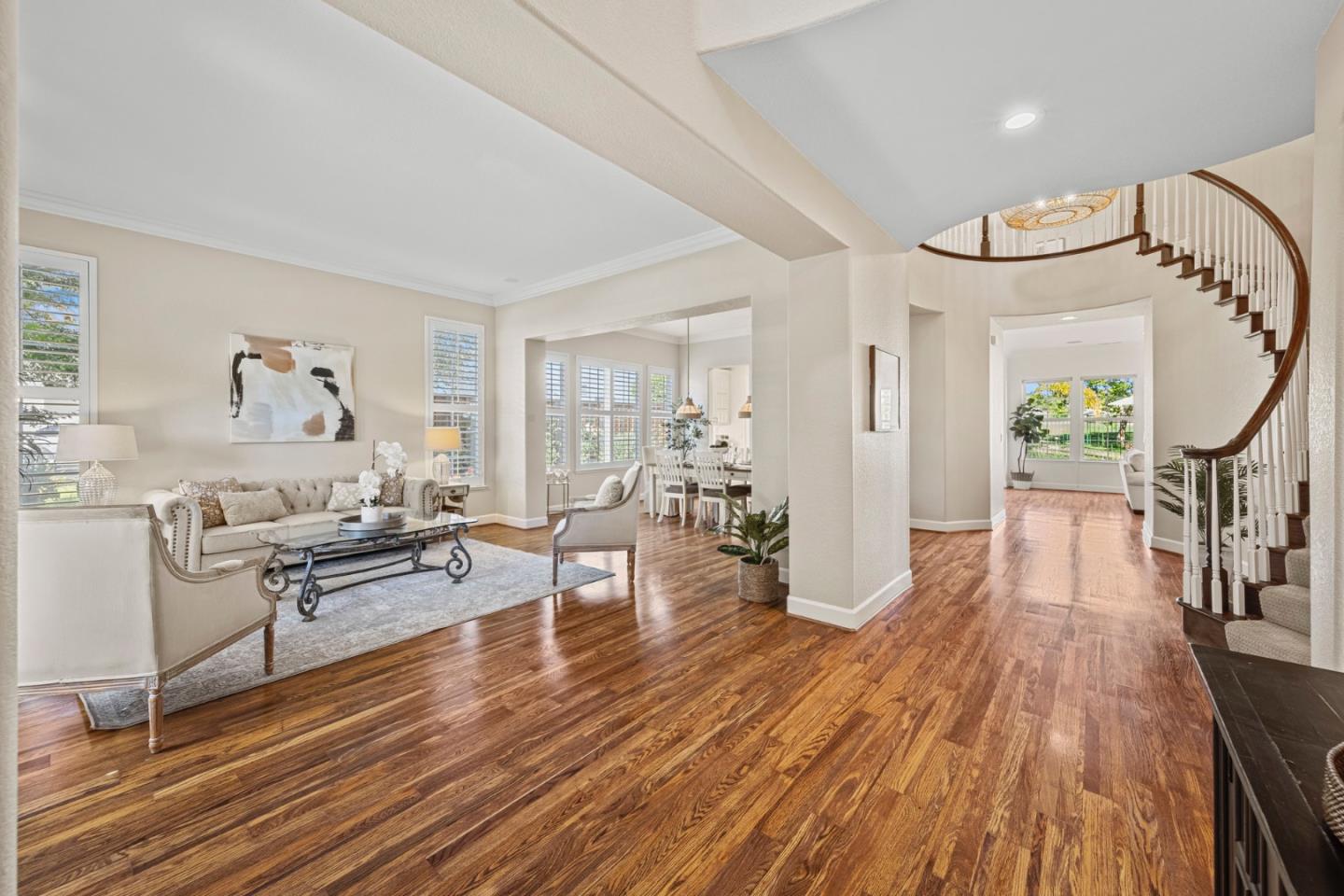 1937 St Andrews Circle Gilroy, CA 95020 - Photo 8 of 64 a living room with furniture and a wooden floor