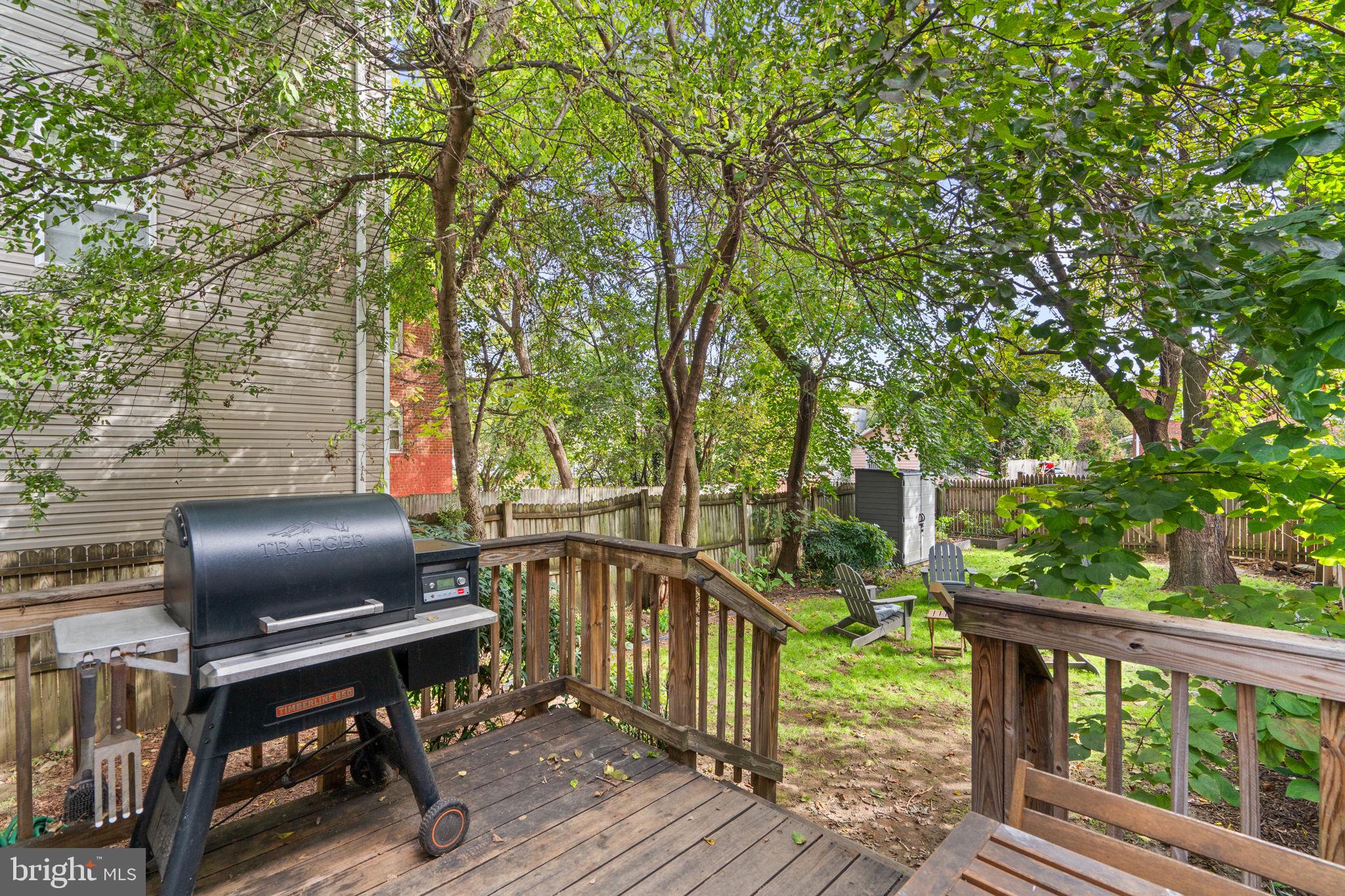 1015 48th Street Northeast Washington, DC 20019 - Photo 16 of 28 a view of a balcony with furniture