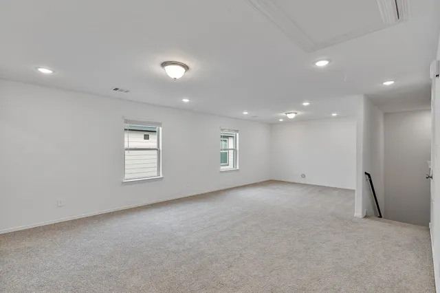 a view of empty room