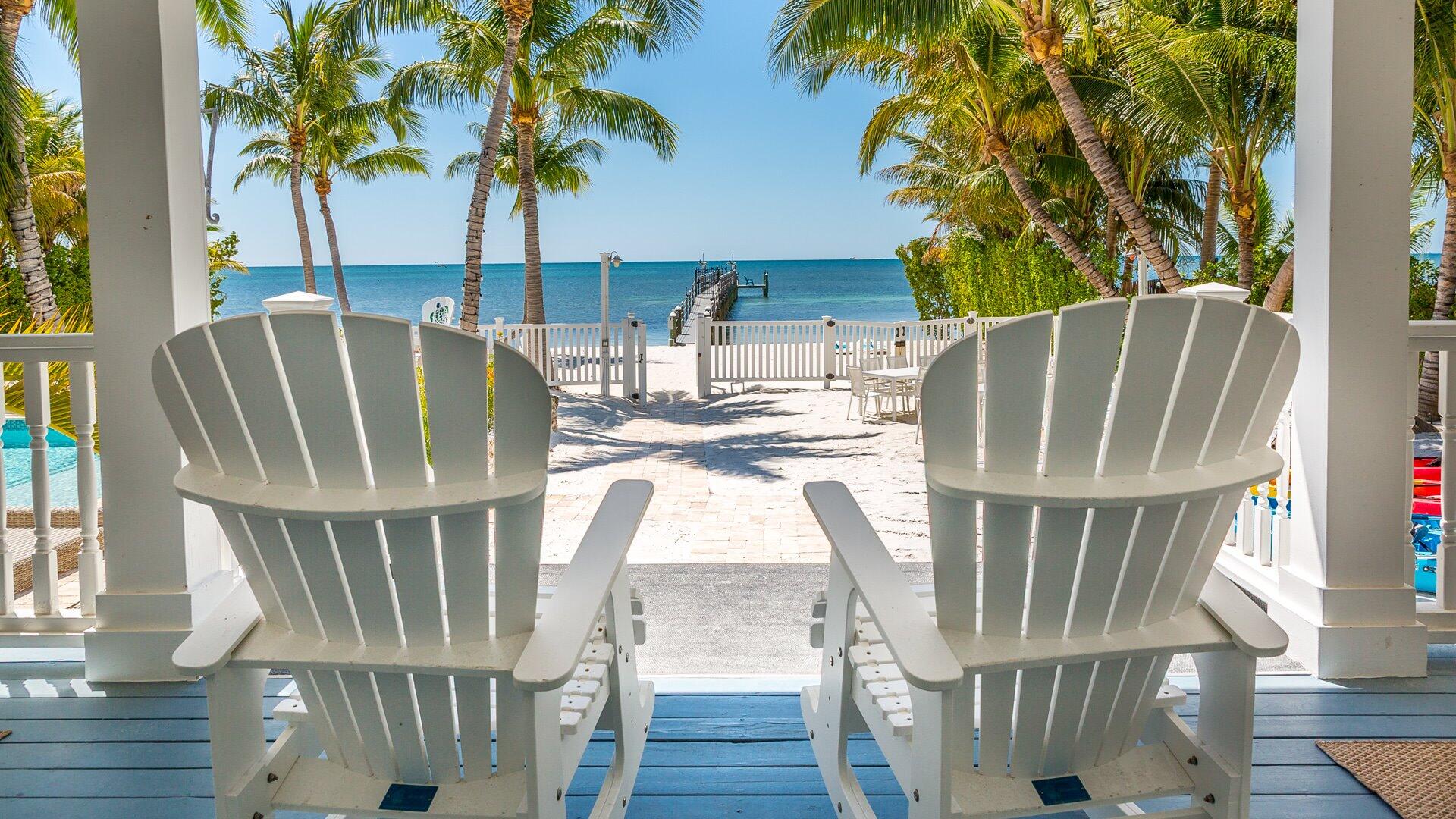 65760 Overseas Highway Long Key, FL 33001 - Photo 1 of 19 a view of balcony with furniture and wooden floor