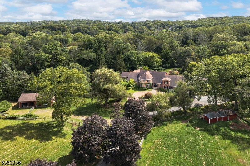 303 Mendham Road Bernardsville, NJ 07924 - Photo 40 of 45 a aerial view of a house with a yard