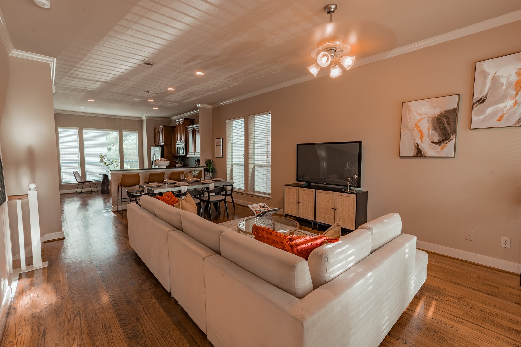 2354 Bastrop Street Houston, TX 77004 - Photo 3 of 21 a living room with furniture and a flat screen tv