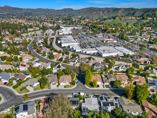 a view of city and mountain