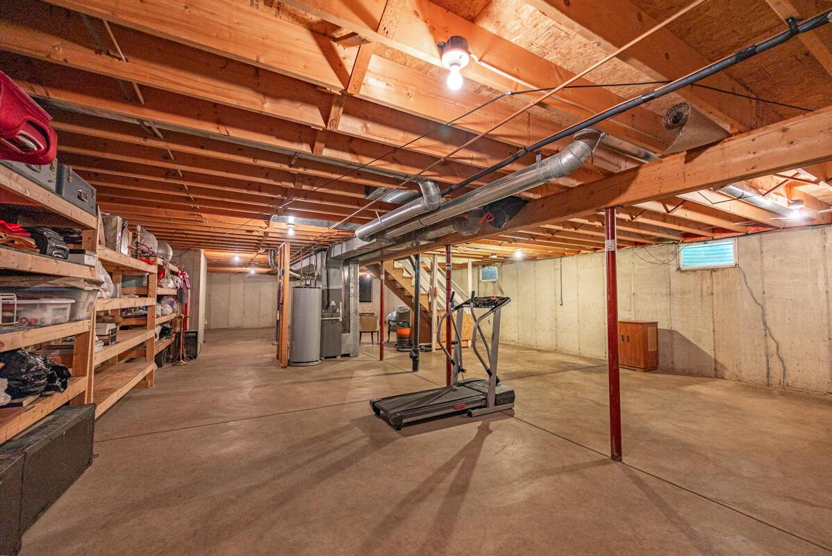 6340 Bale Kenyon Road Lewis Center, OH 43035 - Photo 29 of 41 Spacious basement w/ built in shelving