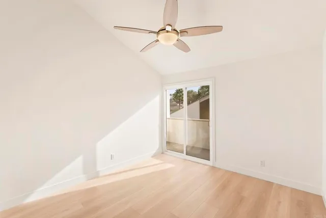 a balcony view with an outdoor space