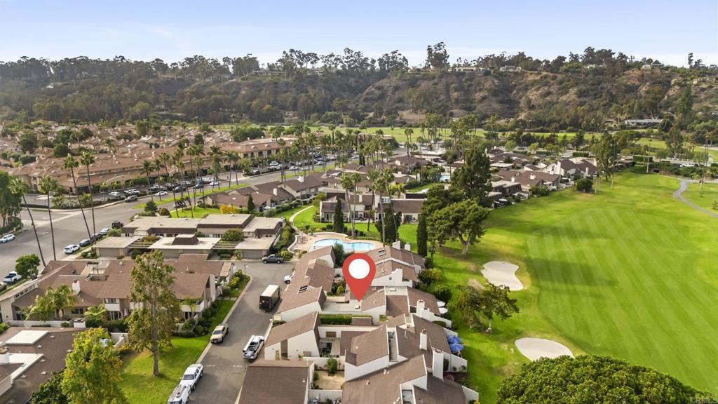 219 Via Osuna Rancho Santa Fe, CA 92091 - Photo 48 of 50 an aerial view of residential houses with outdoor space and trees