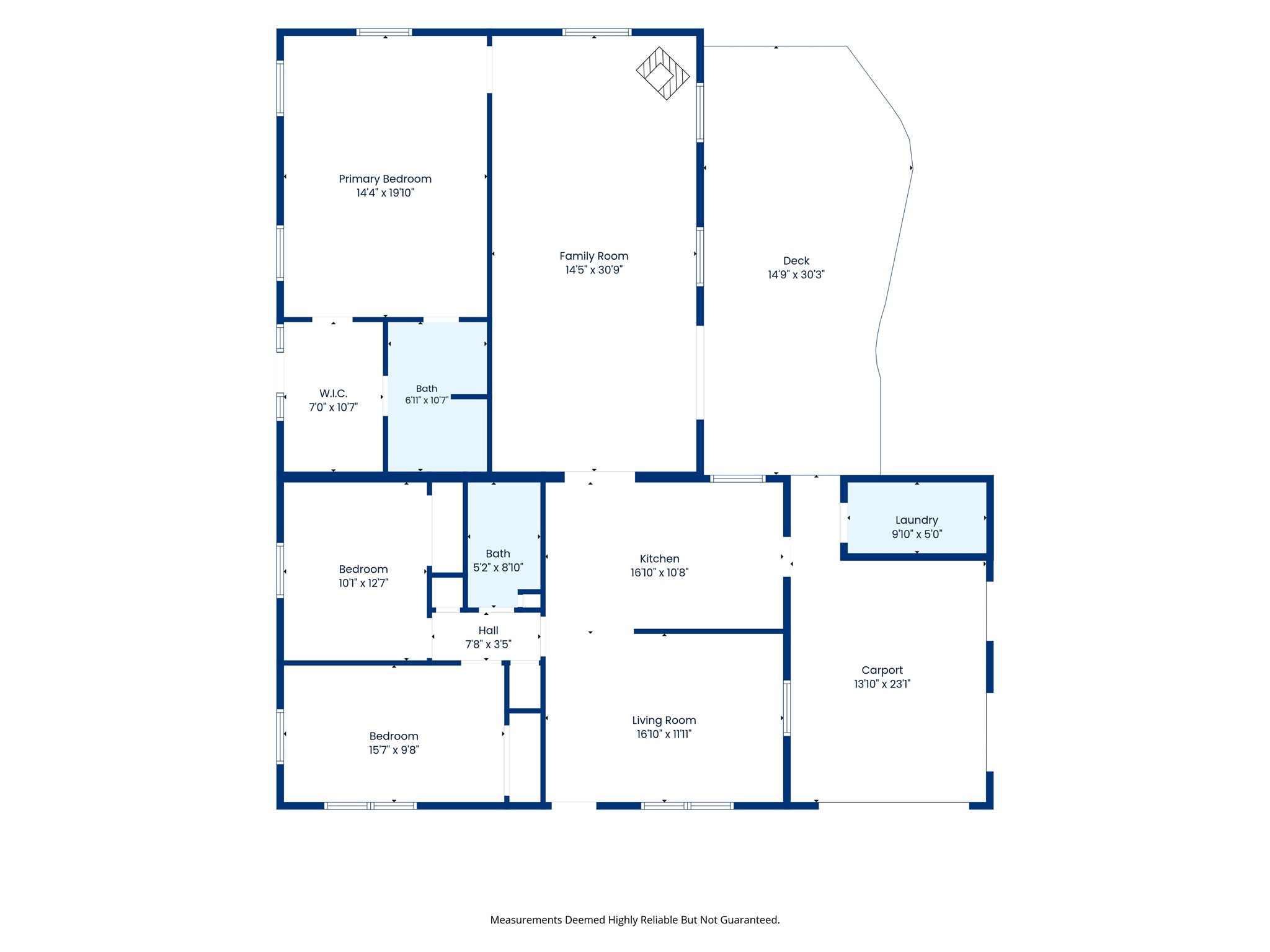 1114 West 2nd Street Elgin, TX 78621 - Photo 31 of 31 A detailed floor plan delineates the functional layout of a spacious family residence.