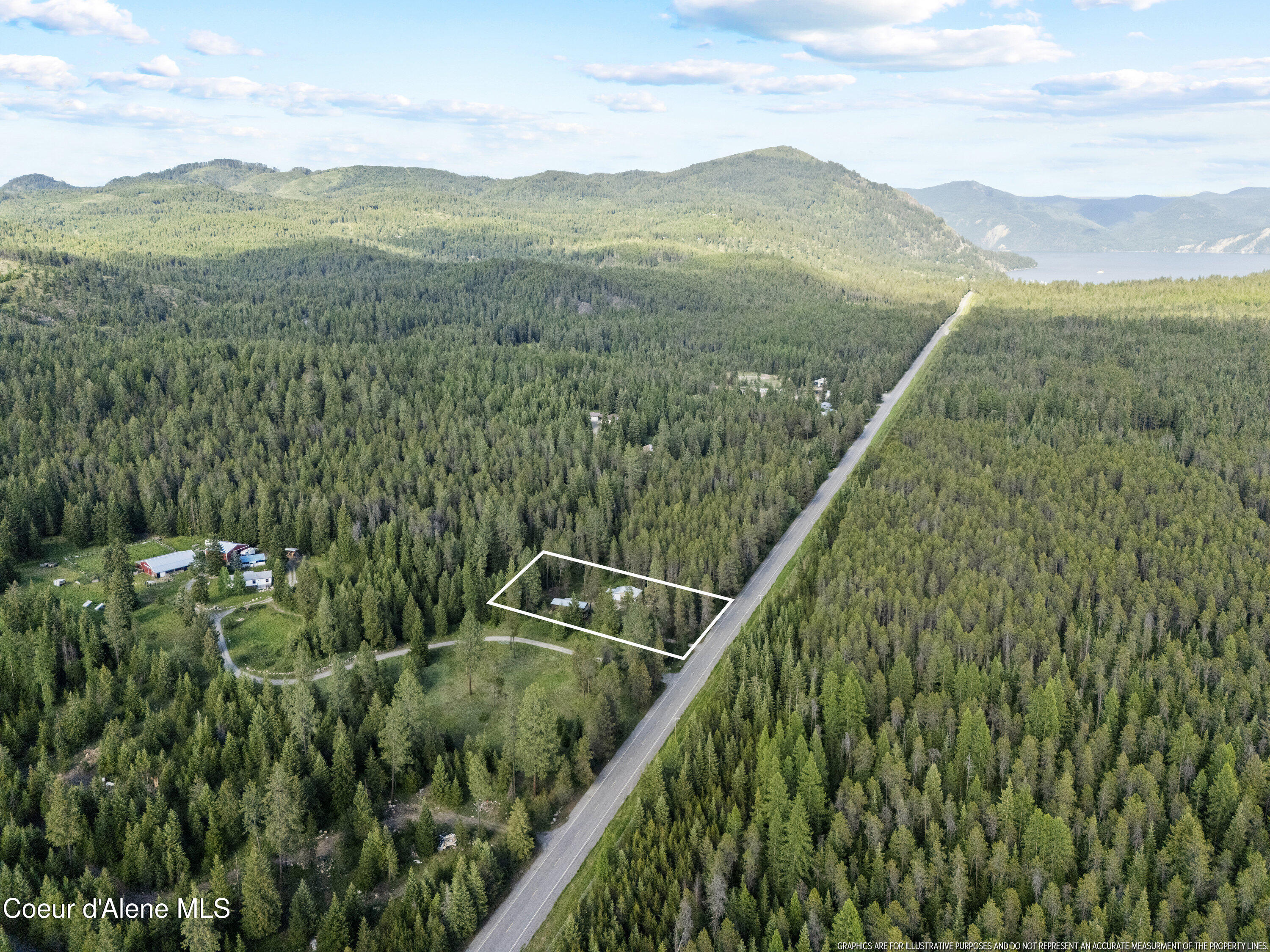 17561 East Perimeter Road Athol, ID 83801 - Photo 34 of 38 Drone View