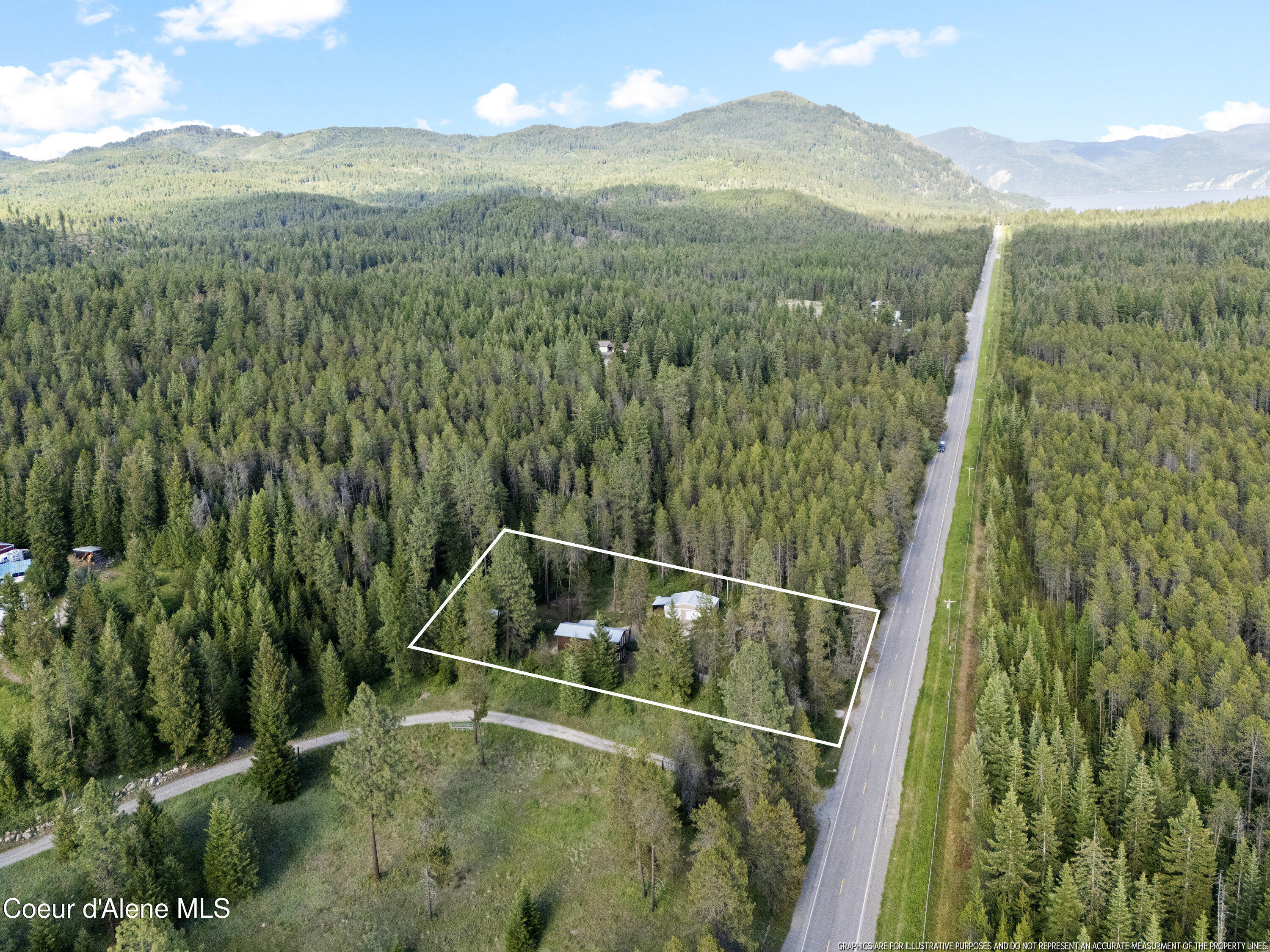 17561 East Perimeter Road Athol, ID 83801 - Photo 35 of 38 Drone View