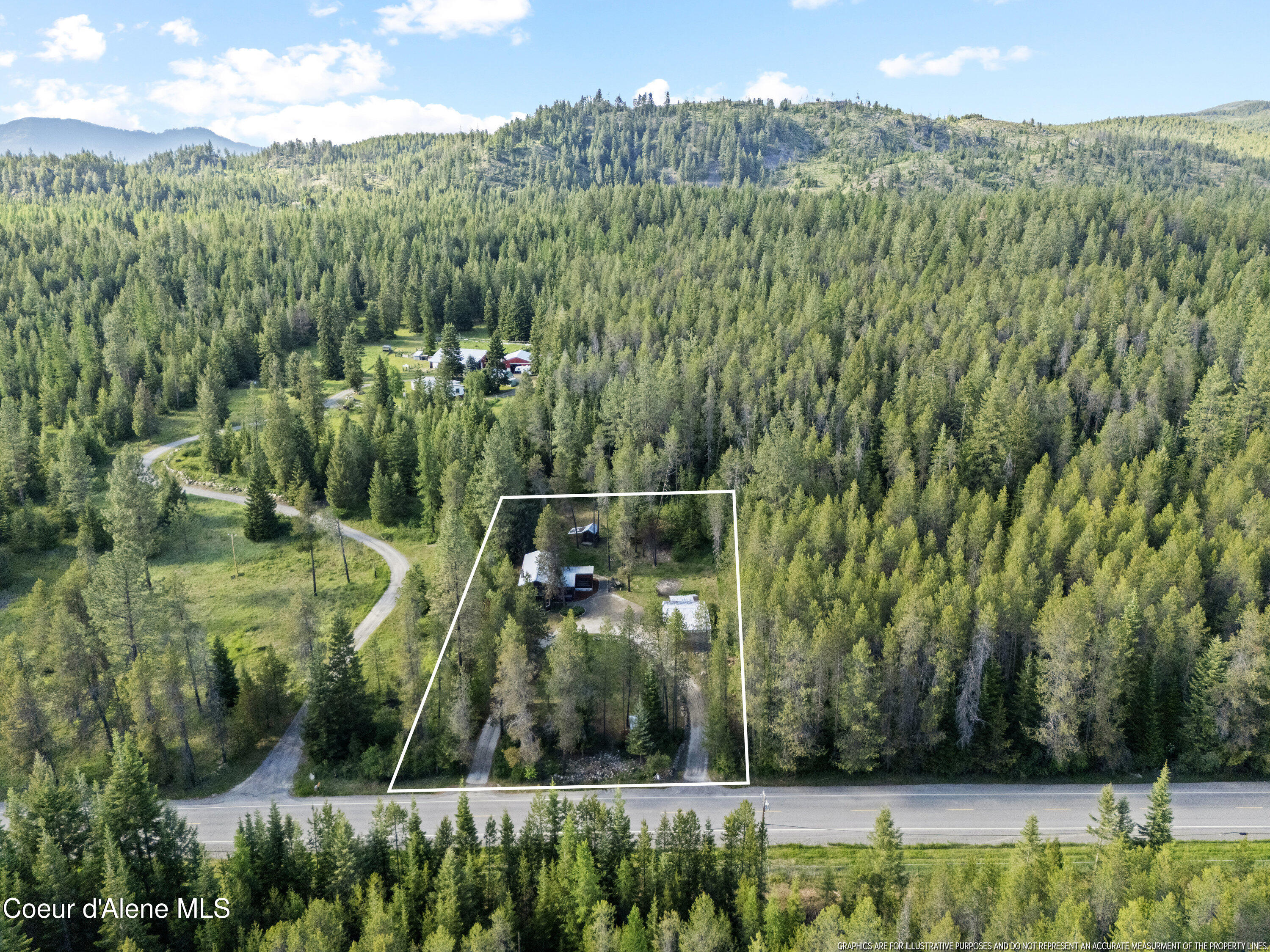 17561 East Perimeter Road Athol, ID 83801 - Photo 36 of 38 Drone View