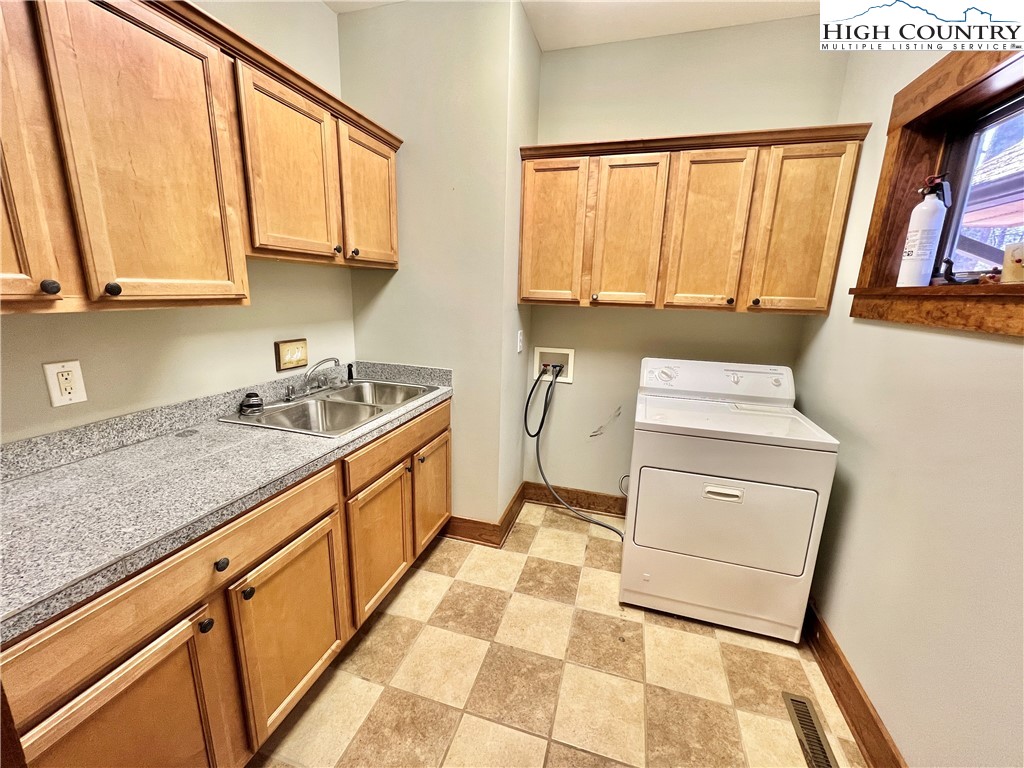 259 The Settlement Boone, NC 28607 - Photo 24 of 50 a kitchen with a sink a stove and cabinets