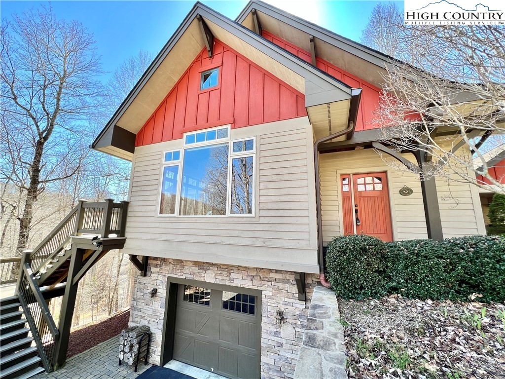 259 The Settlement Boone, NC 28607 - Photo 42 of 50 a view of a house with a garage