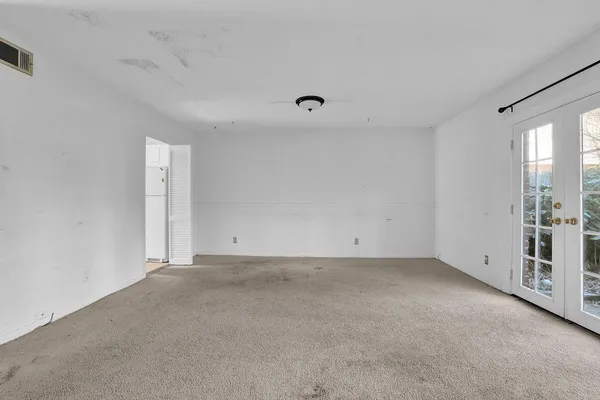a view of an empty room