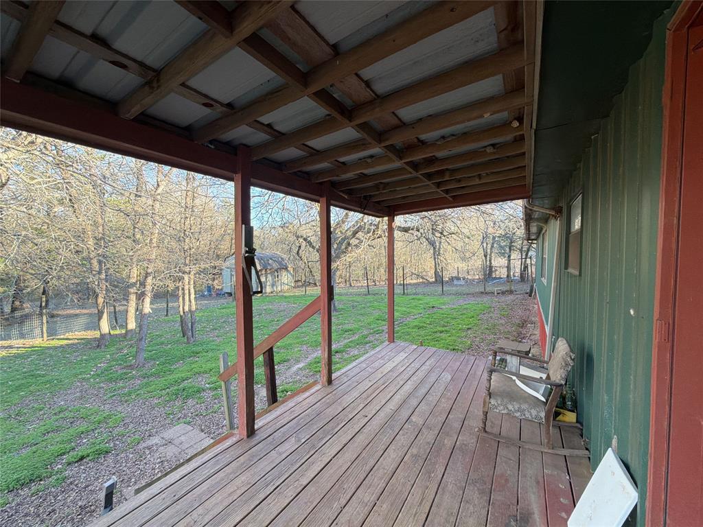 266 Bennett Road Ennis, TX 75119 - Photo 13 of 16 Back Covered Porch