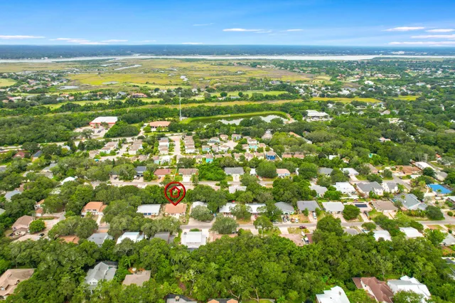 a view of city with ocean