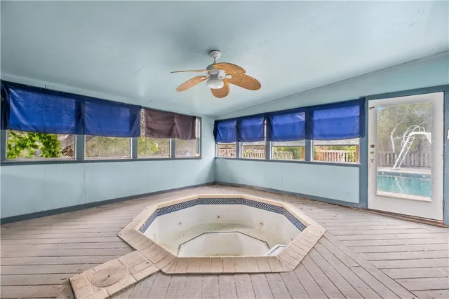 a view of a house with swimming pool