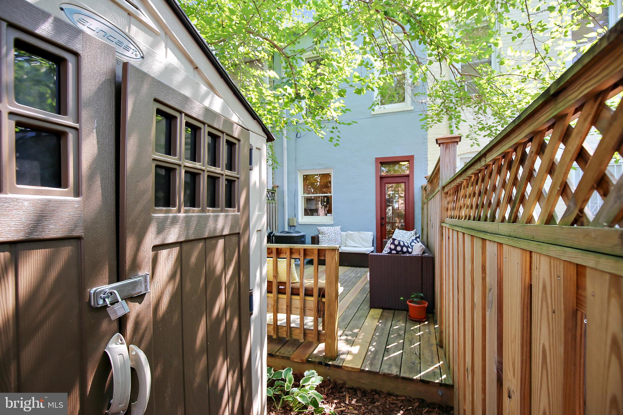 334 14th Street Northeast Washington, DC 20002 - Photo 25 of 30 The rear yard allows alley access.