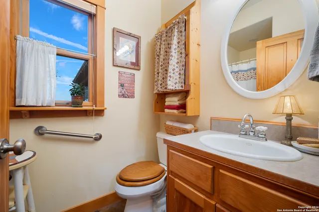 a view of outdoor space with seating space