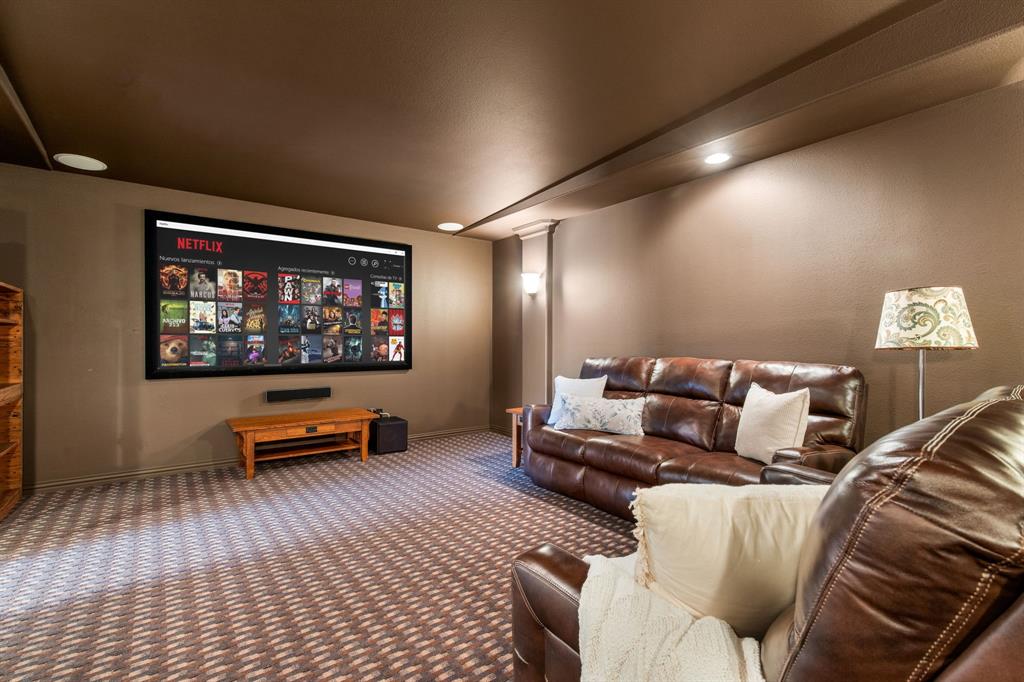 4111 Broadmoor Way Frisco, TX 75033 - Photo 27 of 38 a living room with furniture and a flat screen tv