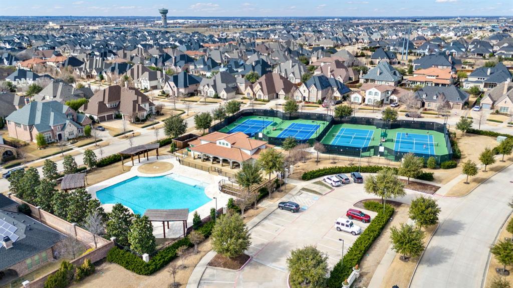 4111 Broadmoor Way Frisco, TX 75033 - Photo 35 of 38 an aerial view of residential houses with outdoor space
