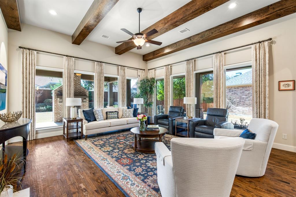 4111 Broadmoor Way Frisco, TX 75033 - Photo 6 of 38 a living room with furniture and large windows