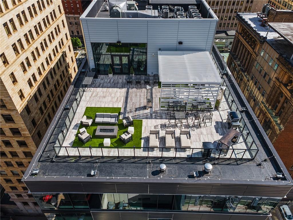 350 Oliver Avenue, Unit 1605 Pittsburgh, PA 15222 - Photo 34 of 40 an aerial view of a building with street